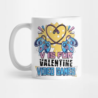 V is for video games Mug